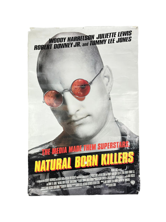 Vintage 1994 Natural Born Killers Movie Poster