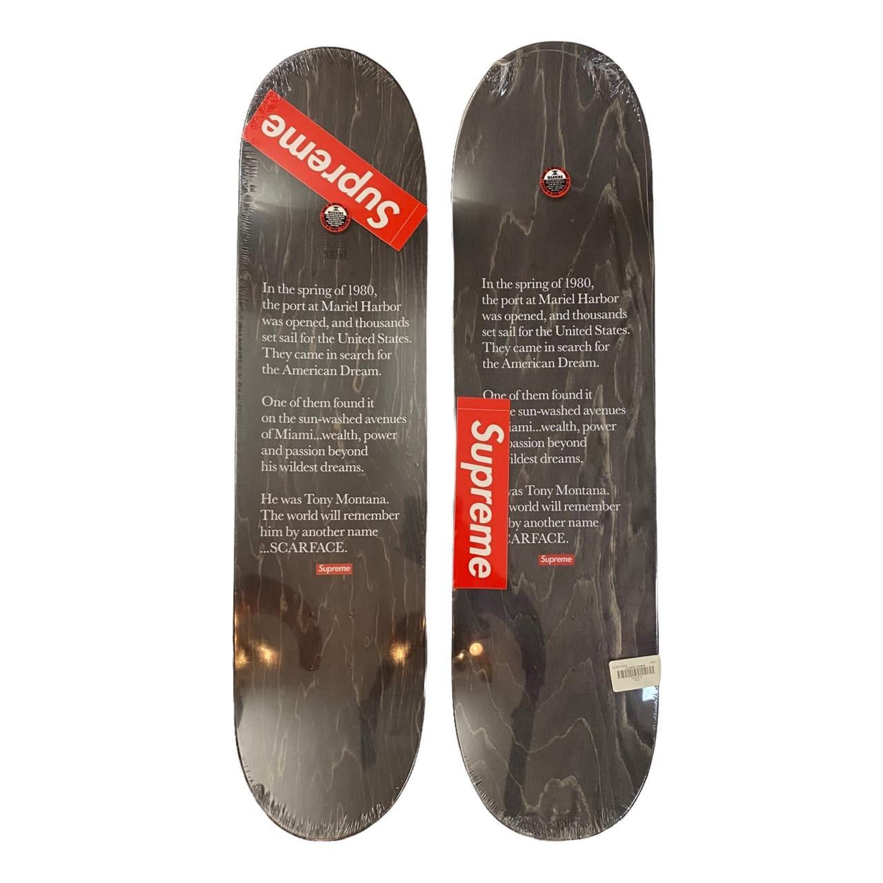 Supreme FW17 Scarface Deck Set