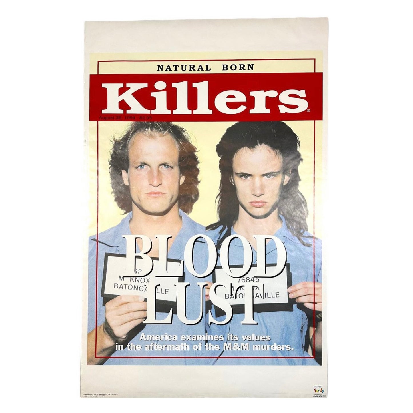 Vintage 1994 Natural Born Killers

Movie Poster